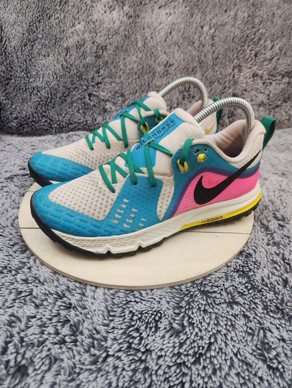 Nike Zoom Wildhorse 5 Blue Fury Running Shoes Women's Size 8 - Picture 4 of 9